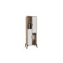 HOME LINE Polica za knjige Sorrento Sapphire Oak White - slika 3