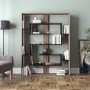 HANAH HOME Polica za knjige Esteban Walnut Black - slika 3