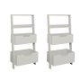 HANAH HOME Polica za knjige Only Double White - slika 1
