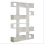 HANAH HOME Polica za knjige Niho White Light White - slika 1