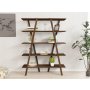 HOME LINE Polica za knjige Perla Walnut - slika 1