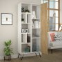 HANAH HOME Polica za knjige Jedda Bookcase White Oak - slika 3