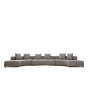 Atelier del Sofa Ugaona garnitura Gondol 3 (CHL SOL O3 CHL SAG) Grey - slika 2