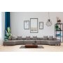 Atelier del Sofa Ugaona garnitura Gondol 3 (CHL SOL O3 CHL SAG) Grey - slika 1