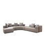 Atelier del Sofa Ugaona garnitura Gondol 4 (CHL SOL CHLSAG 3R) Grey - slika 2