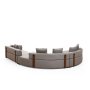 Atelier del Sofa Ugaona garnitura Gondol 4 (CHL SOL CHLSAG 3R) Grey - slika 3