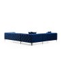 Atelier del Sofa Ugaona garnitura Como Left Navy Blue - slika 4