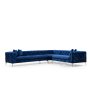Atelier del Sofa Ugaona garnitura Como Right Navy Blue - slika 4
