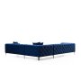 Atelier del Sofa Ugaona garnitura Como Right Navy Blue - slika 5