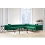 Atelier del Sofa Ugaona garnitura Como Right Green - slika 1