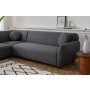 Atelier del Sofa Ugaona garnitura Eddy Corner 2 (3L C 3R) Dark Grey - slika 4