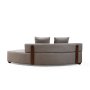 Atelier del Sofa Ugaona garnitura Gondol 2 (CHL SOL CHL SAG) Grey - slika 5