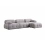 Atelier del Sofa Ugaona garnitura Petite 3 Light Grey - slika 5