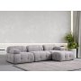 Atelier del Sofa Ugaona garnitura Petite 3 Light Grey - slika 1