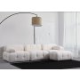 Atelier del Sofa Ugaona garnitura Petite 3 White - slika 1