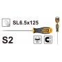 INGCO Odvijač ravni 4x100mm HS686125 - slika 1