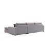 Atelier del Sofa Ugaona garnitura Lena Corner Right ( L3+Chl ) Light Grey - slika 3