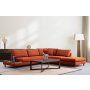 Atelier del Sofa Ugaona garnitura New Tulip With Pouf Orange - slika 1