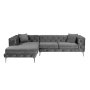 Atelier del Sofa Ugaona garnitura Como Eco Left Anthracite - slika 2