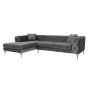 Atelier del Sofa Ugaona garnitura Como Eco Left Anthracite - slika 3