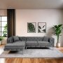 Atelier del Sofa Ugaona garnitura Como Eco Left Anthracite - slika 1