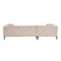 Atelier del Sofa Ugaona garnitura Como Eco Left Beige Black - slika 5