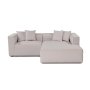 Atelier del Sofa Ugaona garnitura Mora XL Corner Left (CHLLeft 1R) Ecru - slika 2