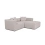 Atelier del Sofa Ugaona garnitura Mora XL Corner Left (CHLLeft 1R) Ecru - slika 3