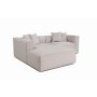 Atelier del Sofa Ugaona garnitura Mora XL Corner Right (L1 CHLRight) Ecru - slika 4