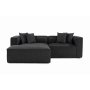 Atelier del Sofa Ugaona garnitura Mora XL Corner Right (L1 CHLRight) Anthracite - slika 2