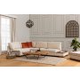 Atelier del Sofa Ugaona garnitura Tulip Corner Left Without Pouf Beige - slika 1