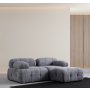 Atelier del Sofa Ugaona garnitura Petite 2 Grey - slika 1