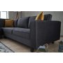 Atelier del Sofa Ugaona garnitura Kale Velvet Anthracite - slika 3
