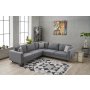 Atelier del Sofa Ugaona garnitura Kale Linen Grey - slika 1