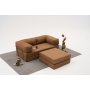 Atelier del Sofa Ugaona garnitura Comfort Mini Brown - slika 1