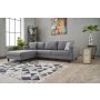 Atelier del Sofa Ugaona garnitura Kale Linen Left Grey - slika 2