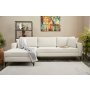 Atelier del Sofa Ugaona garnitura Berlin Left Cream Black - slika 1