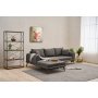 Atelier del Sofa Ugaona garnitura Seren Left Anthracite - slika 1