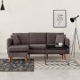 Atelier del Sofa Ugaona garnitura Sofia Corner Left Anthracite - slika 1
