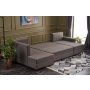 Atelier del Sofa Ugaona garnitura Ece Panoramik Brown - slika 4