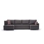 Atelier del Sofa Ugaona garnitura Ece Panoramik Brown - slika 5