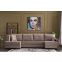 Atelier del Sofa Ugaona garnitura Ece Panoramik Cream - slika 1
