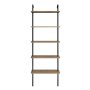 HANAH HOME Polica za knjige Paula Walnut Black - slika 1