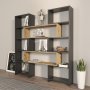HANAH HOME Polica za knjige Poyraz Black - slika 3