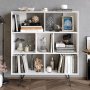 HANAH HOME Polica za knjige Mistico White - slika 3