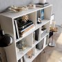 HANAH HOME Polica za knjige Mistico White - slika 4