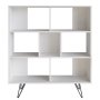 HANAH HOME Polica za knjige Mistico White - slika 1