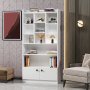 HANAH HOME Polica za knjige Tokyo White - slika 2