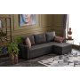Atelier del Sofa Ugaona garnitura Ece Right Anthracite - slika 1