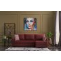 Atelier del Sofa Ugaona garnitura Ece Right Claret Red - slika 1